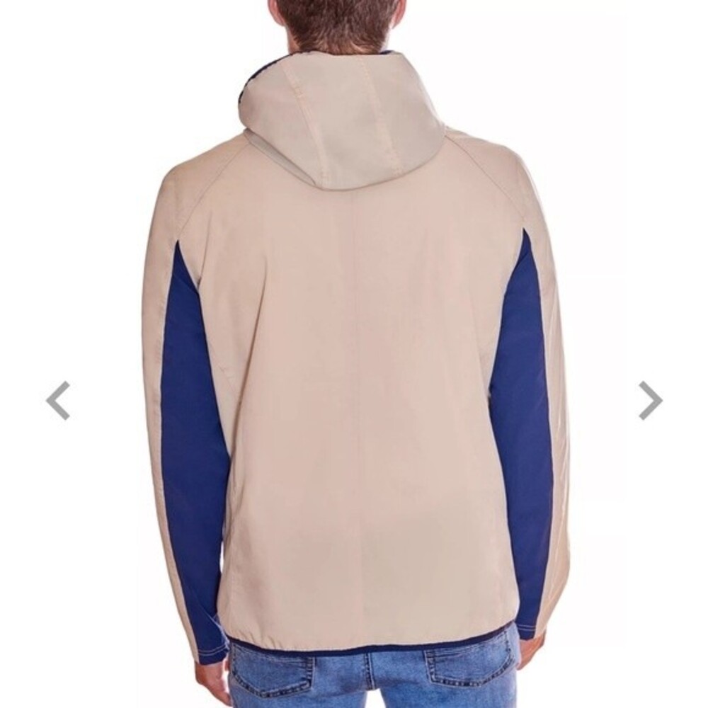 Men color block hooded jacket - Picture 2 of 4